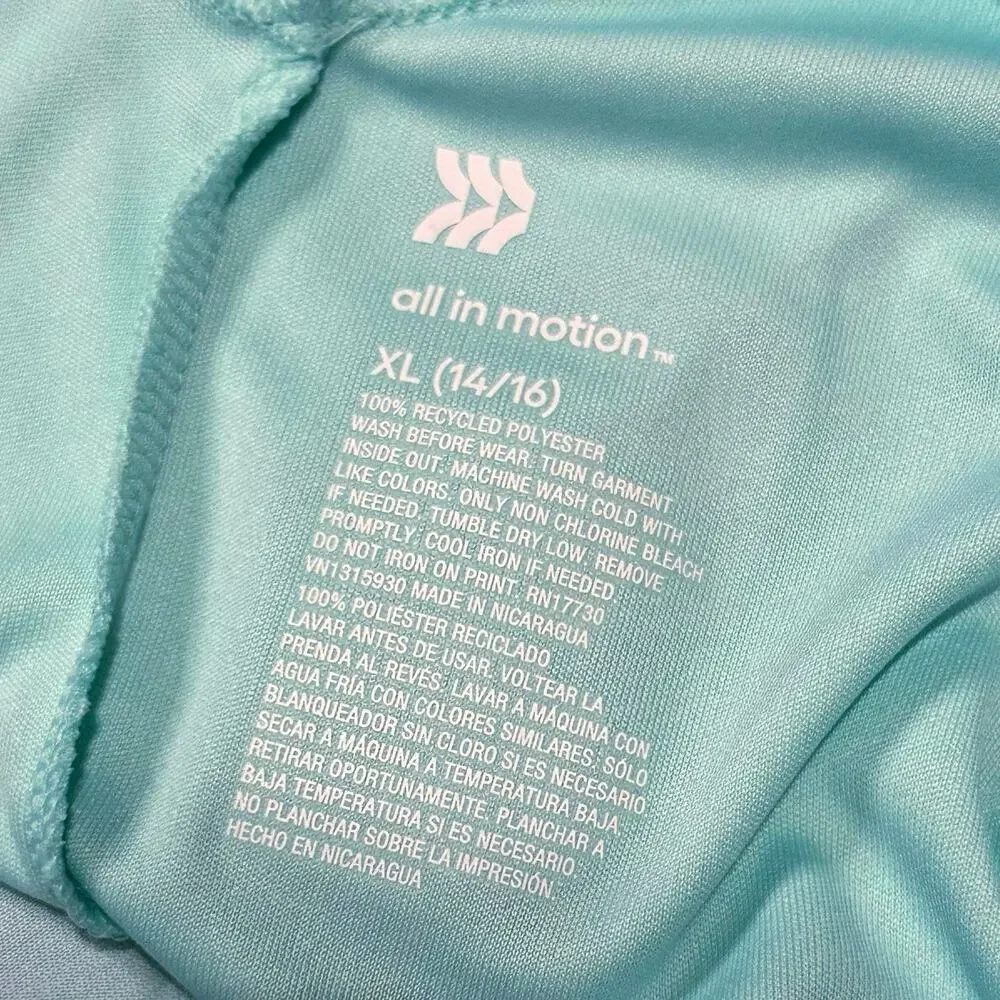 all in motion girls activewear